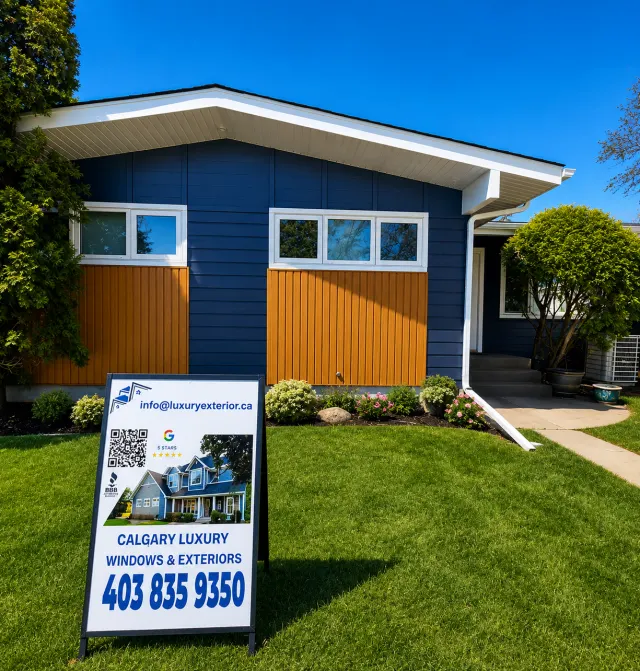 Full Exterior Renovation by Calgary Luxury Windows & Exteriors